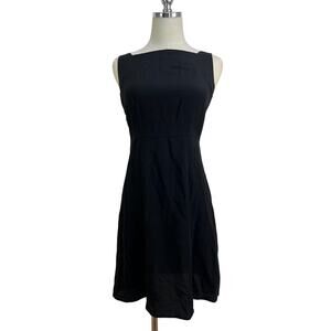 Lilysilk Black Silk Mini Sleeveless Dress
